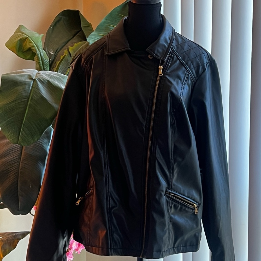 New Look Black Leather Jacket